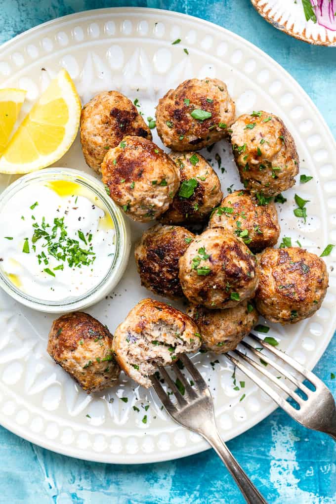 Greek Turkey Meatballs