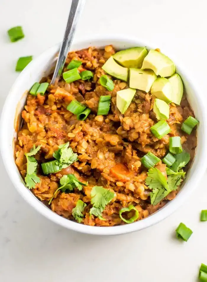 Slow Cooker Red Lentil Curry